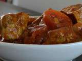Sauté de porc curry - tomates - coco