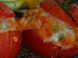 Tomates farcies au risotto
