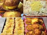 Cake bacon /noisette insert courge/chèvre/curry de Madras