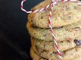 #Food. big cookies américains moelleux double chocolat et noix {Battle food #40}