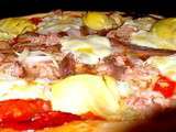 Pizza au thon et anchois