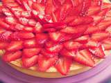 Tarte au fraises et amandes ( avec ou sans thermomix )