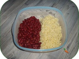 Salade haricots rouges - pâtes