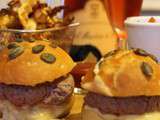 Burger d'autruche et frites de légumes d'automne - Concours champagne en cuisine