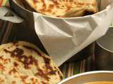 Cheese naan et petite soupe