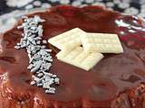 Gâteau d'anniversaire de Miss Angèle (chocolat, feuilleté praliné)
