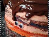 Halloween part 2 - Le gâteau monstre façon piñata cake