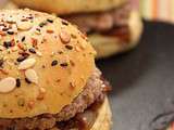 Hamburger Maison (double cheese) - Petits pains parfaits de Brice Morvent