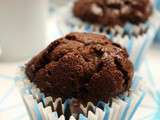 Muffins chocolat noir & fleur de sel