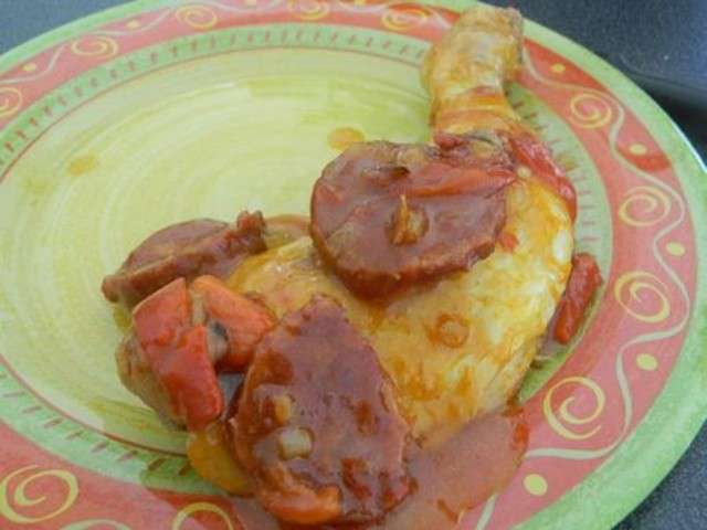 Les Meilleures Recettes de Cuisse de poulet et Chorizo