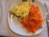 Omelette / salade de carotte