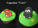 Cupcakes  Cars  et  Hello Kitty  en Pâte à Sucre