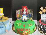Gâteaux de la semaine (Bob l'Eponge, Basket, Dragon Ball, princesse Sophia, Final Fantasy)