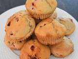Muffins Framboises / Groseilles