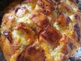 Pain farci bacon fromage (Bacon and cheese pull apart bread)