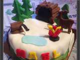 Alaska gâteau d'anniversaire de Maël