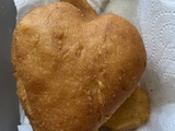 Coeur d amour en beignet