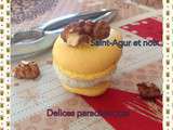 Macaron au Saint-Agur et Noix (chariot de fromage à Noël)