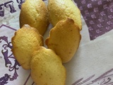 Madeleine au citron et à la cannelle
