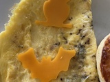 Omelette parmesane, mimolette d’Halloween