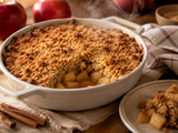 Crumble aux pommes et cannelle : la recette croustillante et fondante