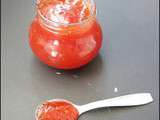 Confitures de tomates rouges à la vanille