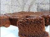 Gâteau Moelleux Mousseux au chocolat