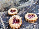 Mini Linzer Plätzchen