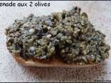 Tapenade aux 2 olives (verte & noire)