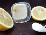 Yaourt au lait concentré sucré au citron