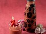Smoothie rouge aux fruits rouges