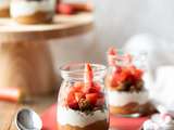 Trifle fraise-rhubarbe