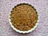 Bowl cake diététique hyperprotéiné noix de coco-avoine-fèves de cacao et graines (sans gluten ni sucre ni oeuf, riche en fibres)
