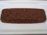 Cake  cru  chocolat amandes grillées aux flakes de blé complet