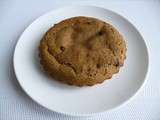  cookie-cake  hyperprotéiné à la farine de chanvre et au psyllium