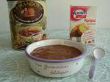 Crème diététique allégée chocolat amande au konjac à seulement 45 calories (sans oeufs et sans beurre)