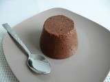 Flan-gâteau poire chocolat hyperprotéiné au psyllium (sans sucre et sans oeufs)