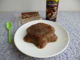 Gâteau de riz de konjac au chocolat et au psyllium à 5 kcal (diététique, sans oeuf ni beurre ni sucre et riche en fibres)