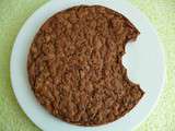 Gâteau hyperprotéiné poire pomme cacao coco avec perles de konjac et psyllium (diététique, sans oeuf ni beurre, riche en fibres)