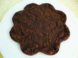 Gâteau moelleux chocolat chicorée au riz de konjac et aux flakes de blé complet (hyperprotéiné, diététique et riche en fibres)