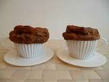 Muffins diététiques hyperprotéinés au Ricoré avec inuline, sucralose et psyllium (sans sucre et sans beurre)