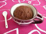 Mugcake hyperprotéiné chocolat et noix de coco à seulement 120 kcal (diététique, végétarien, allégé et riche en fibres)