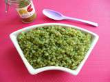 Risotto de konjac au moringa à seulement 40 kcal (diététique, allégé, hypocalorique, sans beurre ni sucre et riche en fibres)