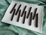 Sticks diététiques chocolat noisette à l'inuline et au psyllium (sans sucre ni beurre et pour 12 sticks)