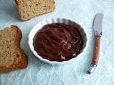 Tartinade diététique chocolat moka à 60 kcal avec inuline et stévia (sans gluten ni beurre ni sucre ajouté et riche en fibres)