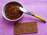Tartinade hyperprotéinée chocolat cacahuète (hypocalorique, diététique, végane, sans gluten ni sucre ni beurre, riche en fibres)