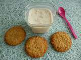 Yaourts soja maison aux biscuits vanille coco (diététiques, sans sucre et riches en fibres)