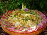 Salade Fleur au Fenouil, Betterave Chioggia, Pomme etc