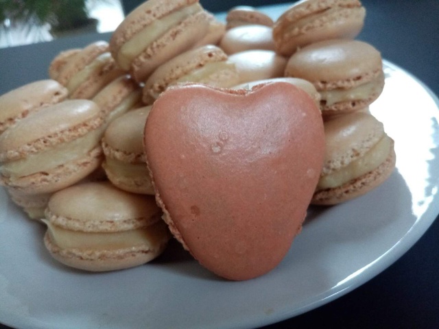 Recette du macaron coeur chocolat-gingembre de Saint-Valentin