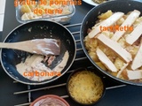 Batch cooking (lardons, brocolis, pommes de terre)